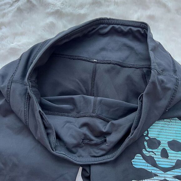 Lululemon x Soul Cycle Crop Logo Leggings Tights Workout Gym Activewear size 6 - Picture 5 of 10